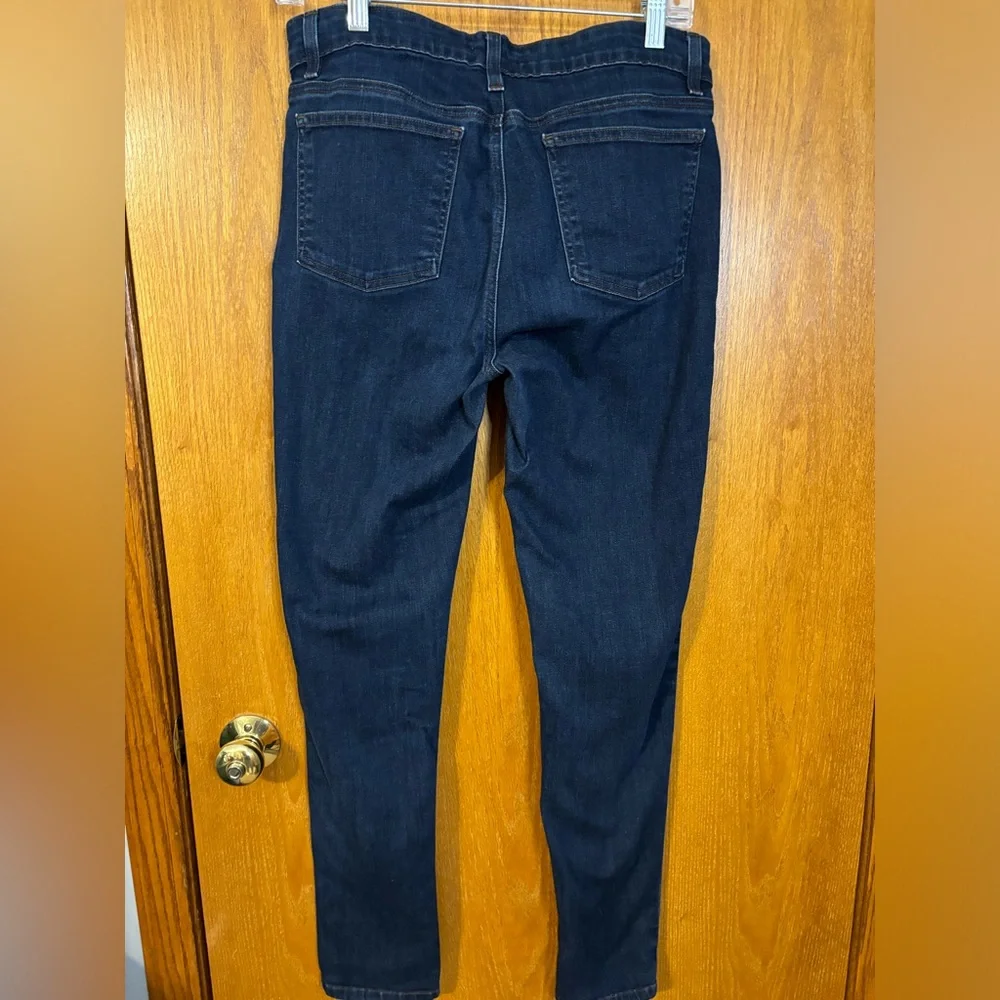 Women's EILEEN FISHER Jeans Dark Blue Size 8 EUC skinny jeans‎